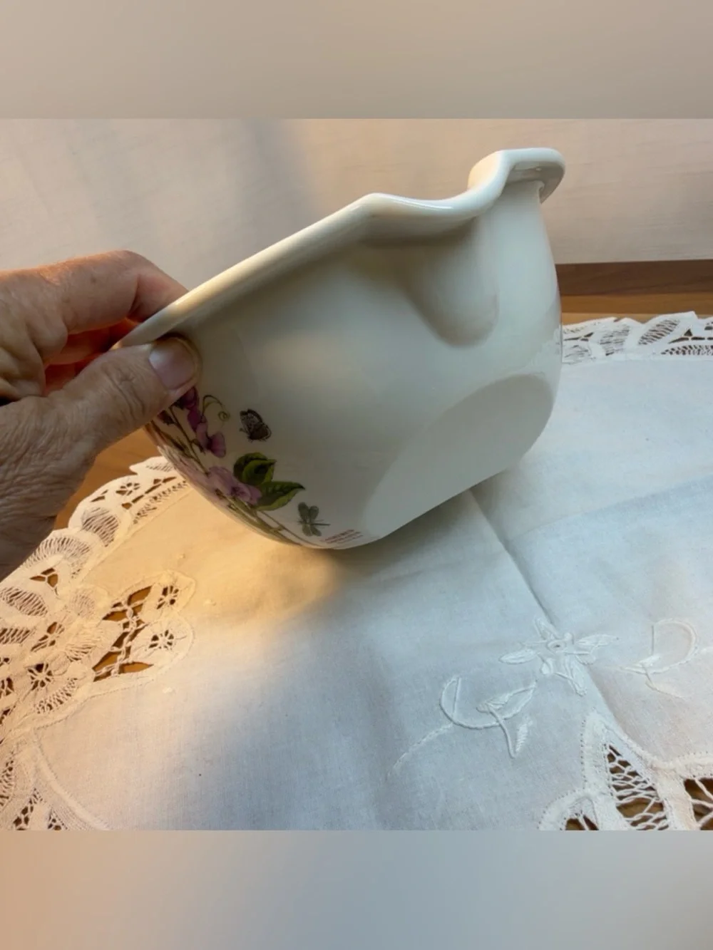 Portmeirion Botanic Garden Grip Stand Bowl‎ Small Portmeirion Sweet Pea D-8,5”